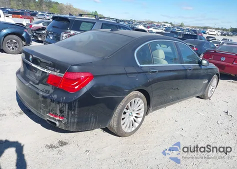 2010 BMW 750Li z USA, uszkodzony, nr VIN WBAKB8C54ACY63650